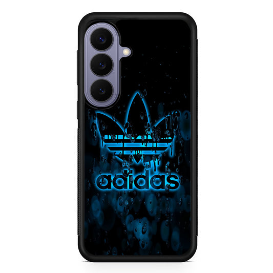 Adidas Blue Water Drop Samsung Galaxy S26 Case | Slim Protective Rubber Case for Samsung S26
