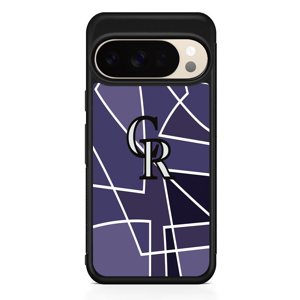 MLB Colorado Rockies Logo Google Pixel 10 Pro XL Case | Slim Google Pixel 10 Pro XL Protective Case