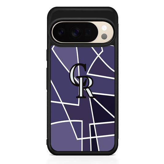 MLB Colorado Rockies Logo Google Pixel 10 Pro XL Case | Slim Google Pixel 10 Pro XL Protective Case