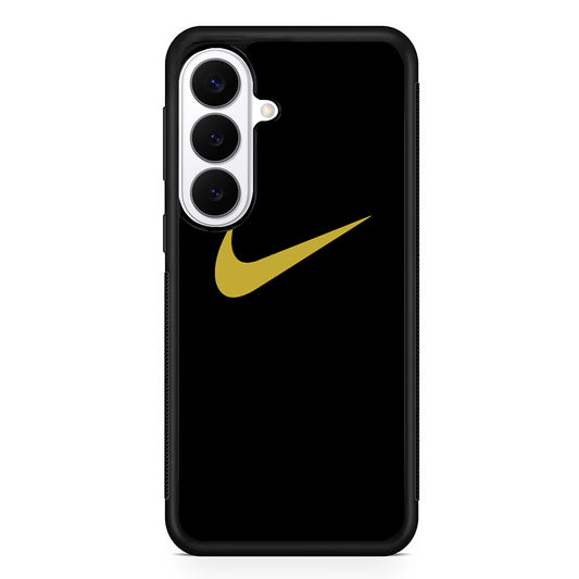 Nike Gold Logo Black Samsung Galaxy S26 Plus Case | Stylish Protective Cover for Samsung Galaxy S26 Plus
