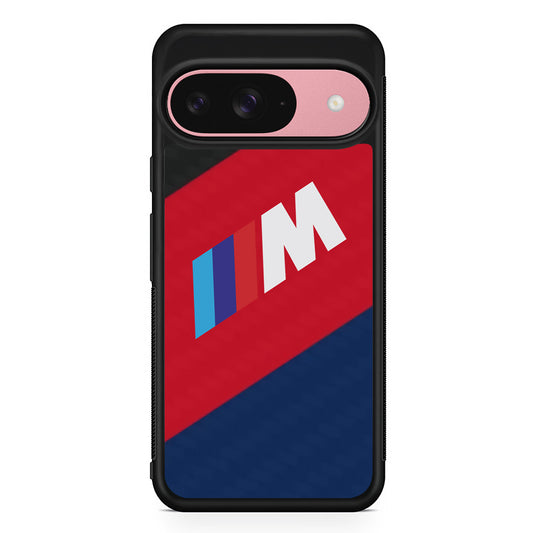 BMW Three Colour Colour Google Pixel 9 Case | Google Pixel 9 Protective Rubber Case