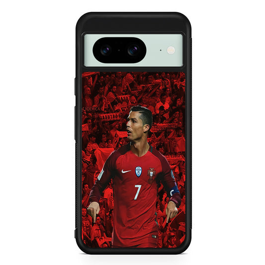 Cristiano Ronaldo Portugal Google Pixel 8 Case | Durable Protective Cover for Google Pixel 8