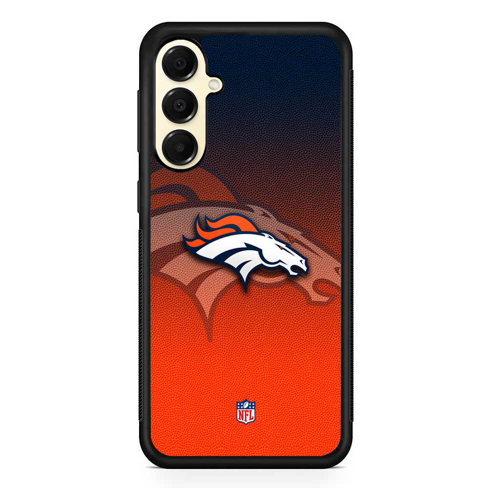 NFL Denver Broncos Gradation Color Samsung Galaxy A16 Case | Slim Rubber Samsung Galaxy A16 Case