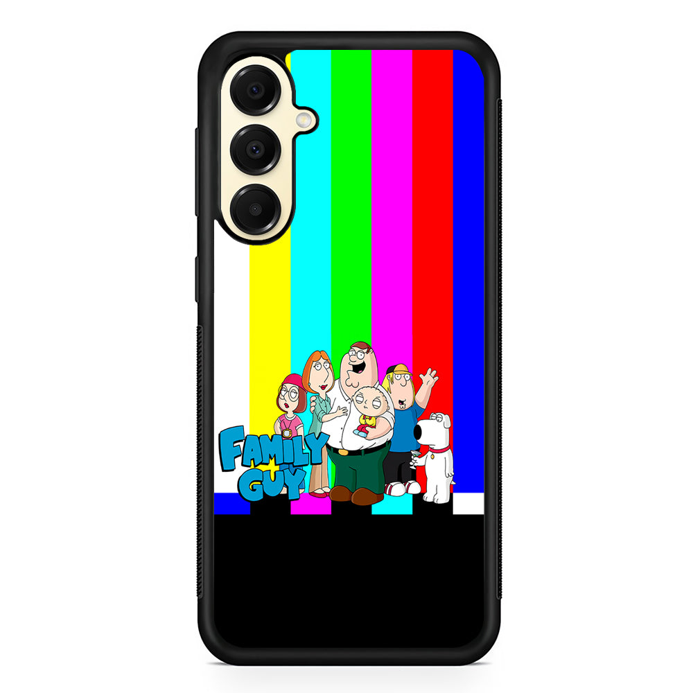 Family Guy Colorful Samsung Galaxy A16 Case | Slim Rubber Samsung Galaxy A16 Case