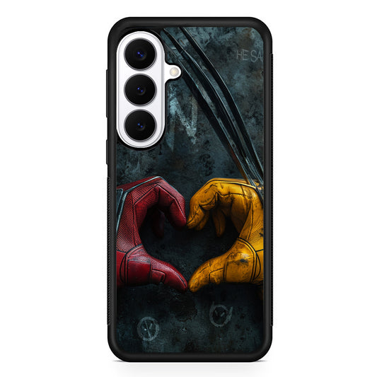Deadpool and Wolverine Symbol of Love Samsung Galaxy S26 Plus Case | Slim Protective Cover for Samsung Galaxy S26 Plus