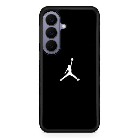 Jordan Black White Samsung Galaxy S26 Case | Slim Protective Rubber Case for Samsung S26