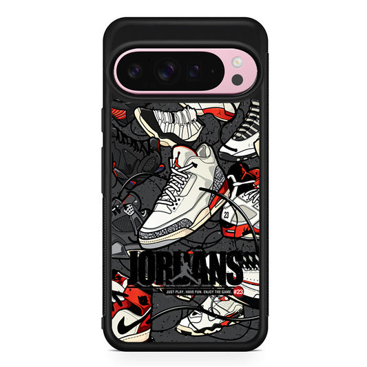 Air Jordan Play and Enjoy The Game Google Pixel 9 Pro XL Case | Protective Cover