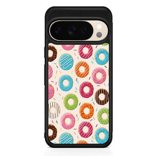 Various Sweet Cute Donuts Google Pixel 10 Pro XL Case | Slim Google Pixel 10 Pro XL Protective Case