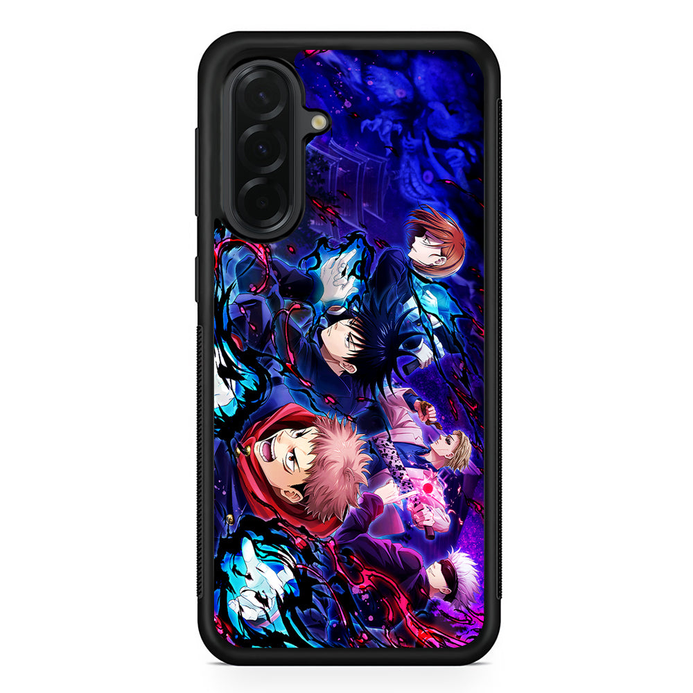 Main Characters of Jujutsu Kaisen Samsung Galaxy A36 Case | Protective Rubber Cover