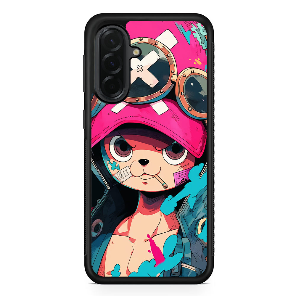 One Piece Bad Chopper Samsung Galaxy A36 Case | Protective Rubber Cover