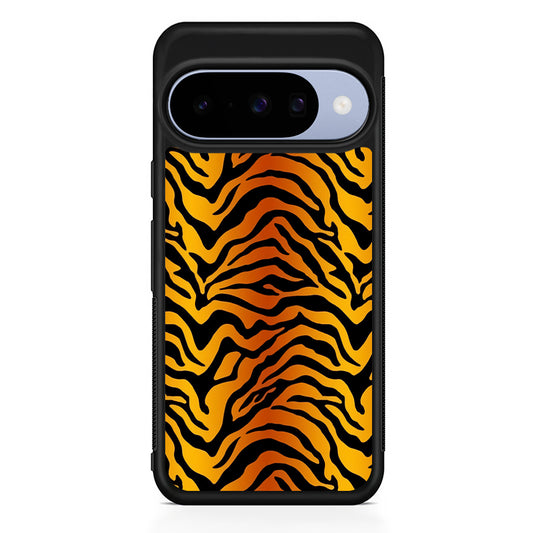 Tiger Stripe Skin Pattern Google Pixel 10 Case | Google Pixel 10 Rubber Protective Case