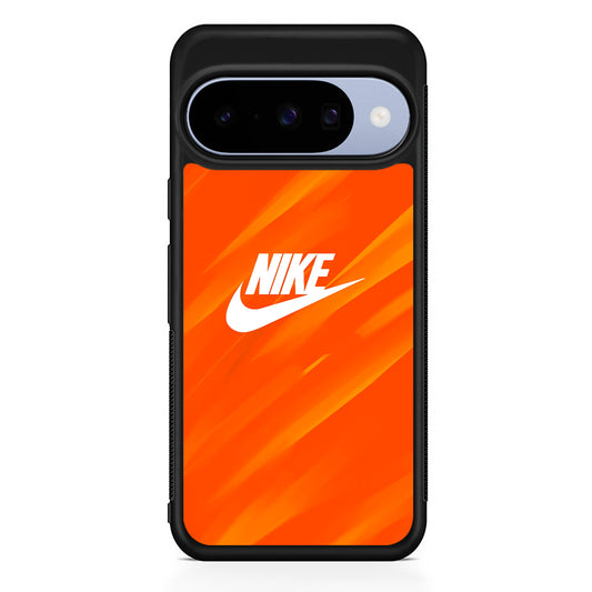 Nike Orange Vibes Google Pixel 10 Case | Google Pixel 10 Rubber Protective Case