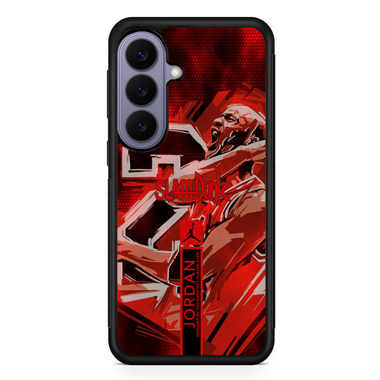 Air Jordan Scream on Fighting Samsung Galaxy S26 Case | Slim Protective Rubber Case for Samsung S26
