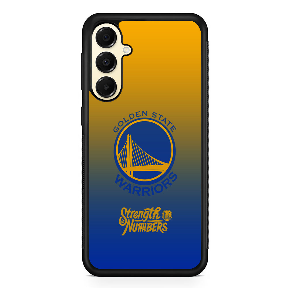 NBA Golden State Warriors Gradient Samsung Galaxy A16 Case | Slim Rubber Samsung Galaxy A16 Case