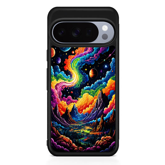 Space Planets Fantasy Google Pixel 10 Pro Case | Slim Google Pixel 10 Pro Rubber Case