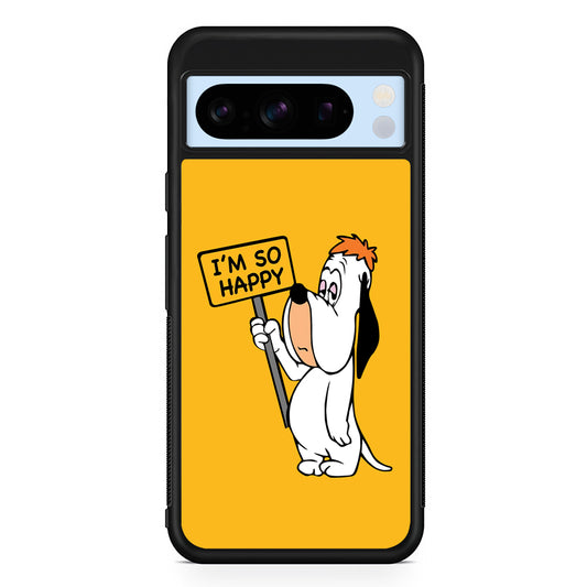 Droopy Dog I'm So Happy Google Pixel 8 Pro Case | Slim Rubber Case for Google Pixel 8 Pro