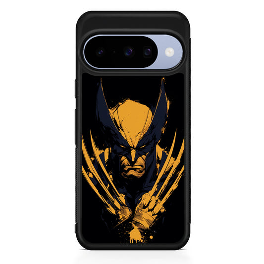 Wolverine Black and Yellow Google Pixel 10 Case | Google Pixel 10 Rubber Protective Case