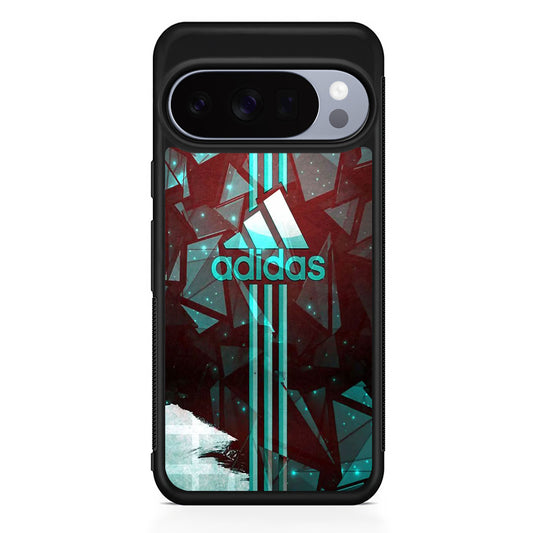 Adidas Green Light Abstract Google Pixel 10 Pro Case | Slim Google Pixel 10 Pro Rubber Case