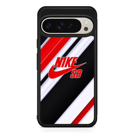Nike StripeModern Pattern Google Pixel 9 Pro Case | Slim Protective Cover