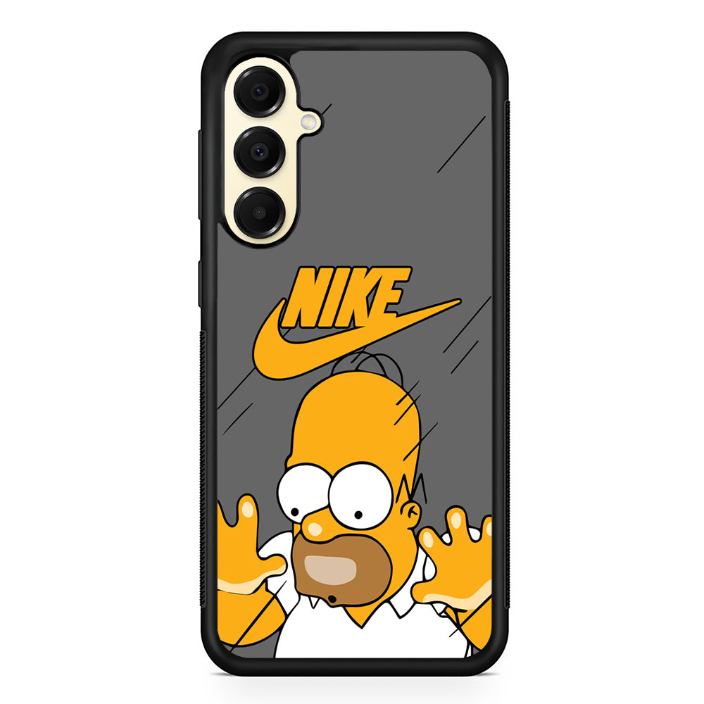 Nike Homer Simpson Character Samsung Galaxy A16 Case | Custom Protective Samsung Galaxy A16 Case