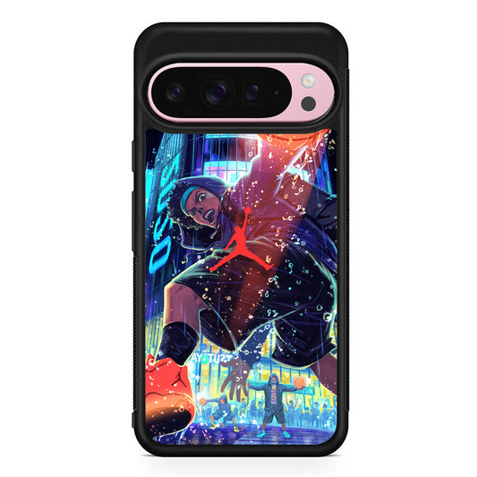 Air Jordan Cartoon City Playground Google Pixel 9 Pro XL Case | Protective Cover