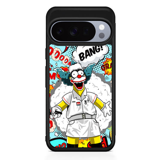 Homer Simpson Joker Bang Google Pixel 10 Pro Case | Slim Google Pixel 10 Pro Rubber Case