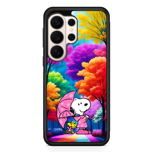 Snoopy and Woodstock in the Forest Samsung Galaxy S26 Ultra Case | Slim Protective Case for Samsung Galaxy S26 Ultra