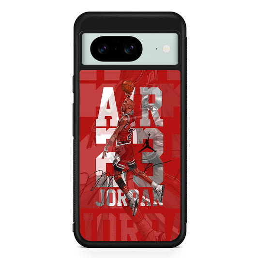 Air Jordan Silver Light Google Pixel 8 Case | Durable Protective Cover for Google Pixel 8