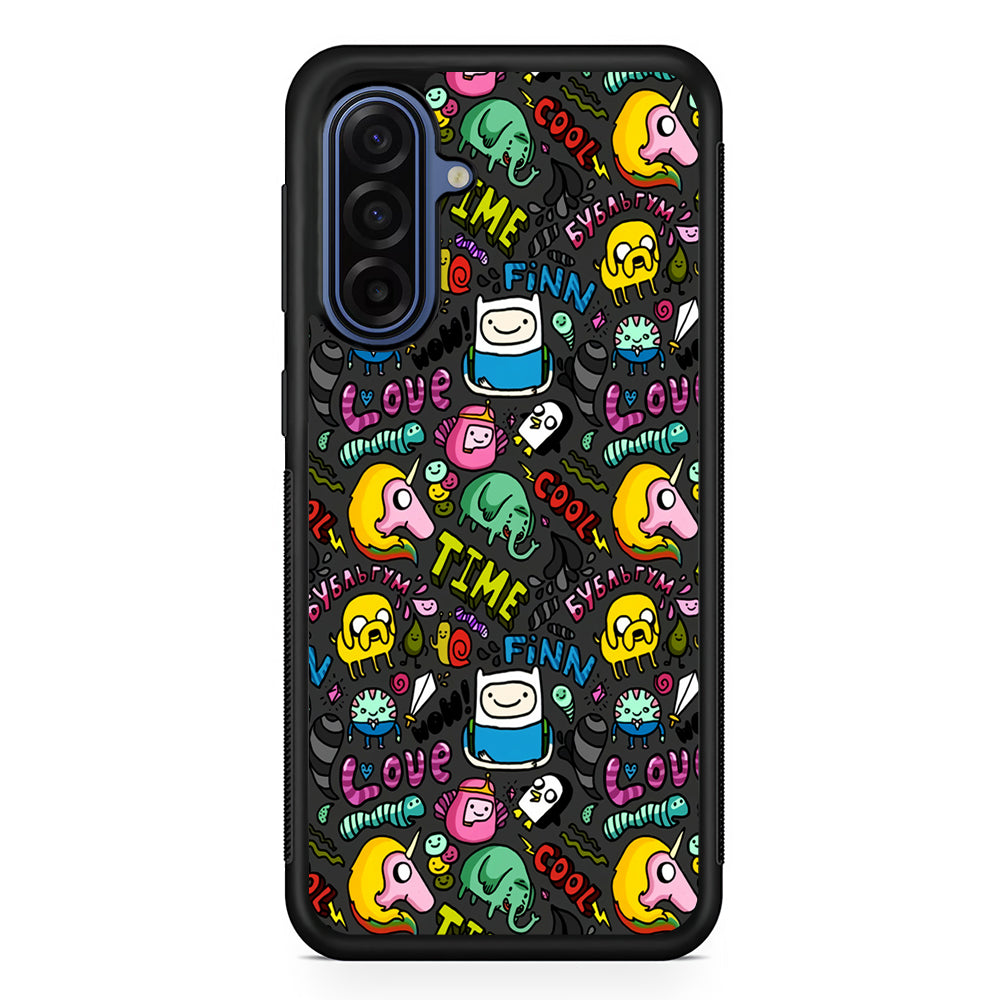 Adventure Time Pattern Samsung Galaxy A17 Case | Slim Protective Phone Cover