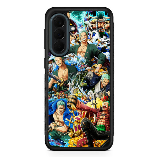 One Piece Roronoa Zoro Aesthetic Samsung Galaxy A37 Case | Samsung Galaxy A37 Rubber Phone Case