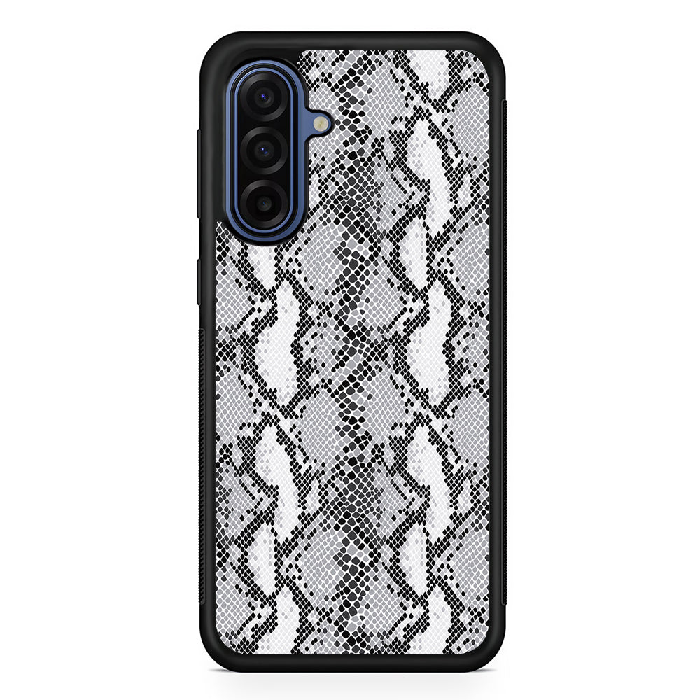 White Snake Skin Pattern Samsung Galaxy A17 Case | Slim Protective Phone Cover