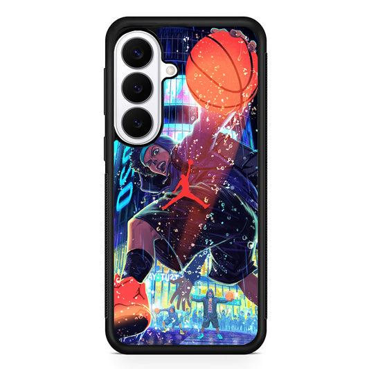 Air Jordan Cartoon City Playground Samsung Galaxy S26 Plus Case | Lightweight Protective Cover for Galaxy S26 Plus