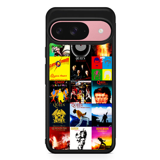 Queen Album Aesthetic Google Pixel 9 Case | Google Pixel 9 Protective Rubber Case