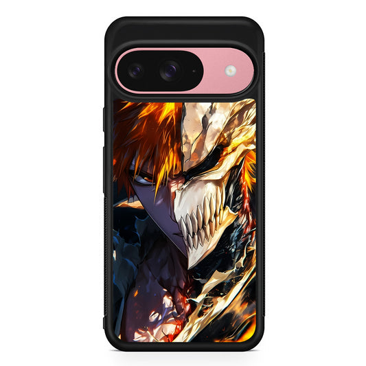 Bleach Ichigo Kurosaki Half Mask Google Pixel 9 Case | Google Pixel 9 Protective Rubber Case