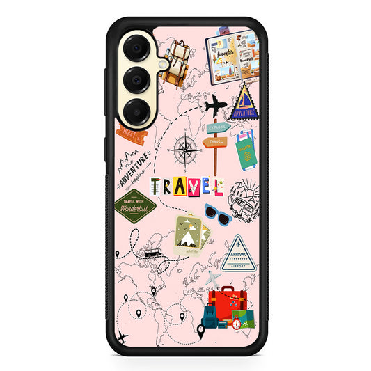 Travel and Adventure Tourism Samsung Galaxy A16 Case | Slim Rubber Samsung Galaxy A16 Case