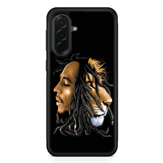 Bob Marley Lion Art Samsung Galaxy A36 Case | Protective Rubber Cover