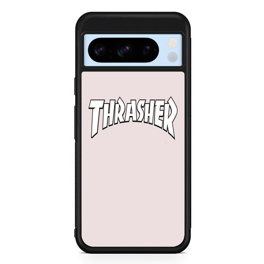 Thrasher Pearl White Logo Google Pixel 8 Pro Case | Premium Protective Case for Google Pixel 8 Pro
