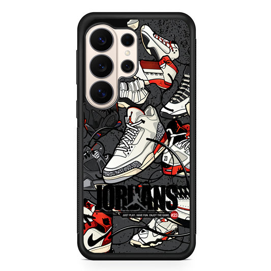 Air Jordan Play and Enjoy The Game Samsung Galaxy S26 Ultra Case | Durable Samsung Galaxy S26 Ultra Phone Case