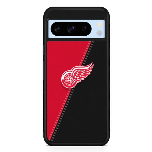 NHL Detroit Red Wings Logo Google Pixel 8 Pro Case | Slim Rubber Case for Google Pixel 8 Pro