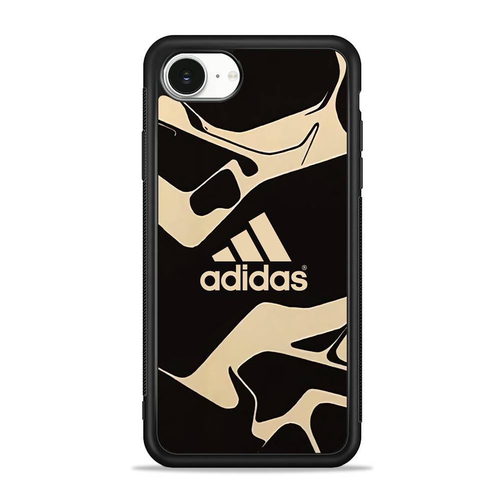 Adidas Curvature Artistic iPhone 16e Case - Slim Silicone Case