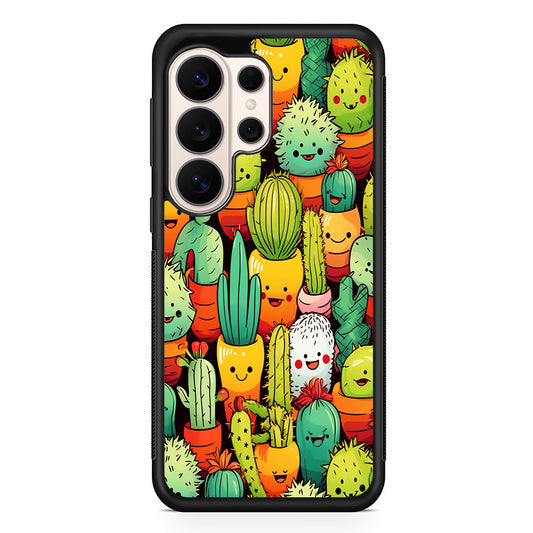 Cactus Cartoon in Pots Samsung Galaxy S26 Ultra Case | Slim Protective Case for Samsung Galaxy S26 Ultra
