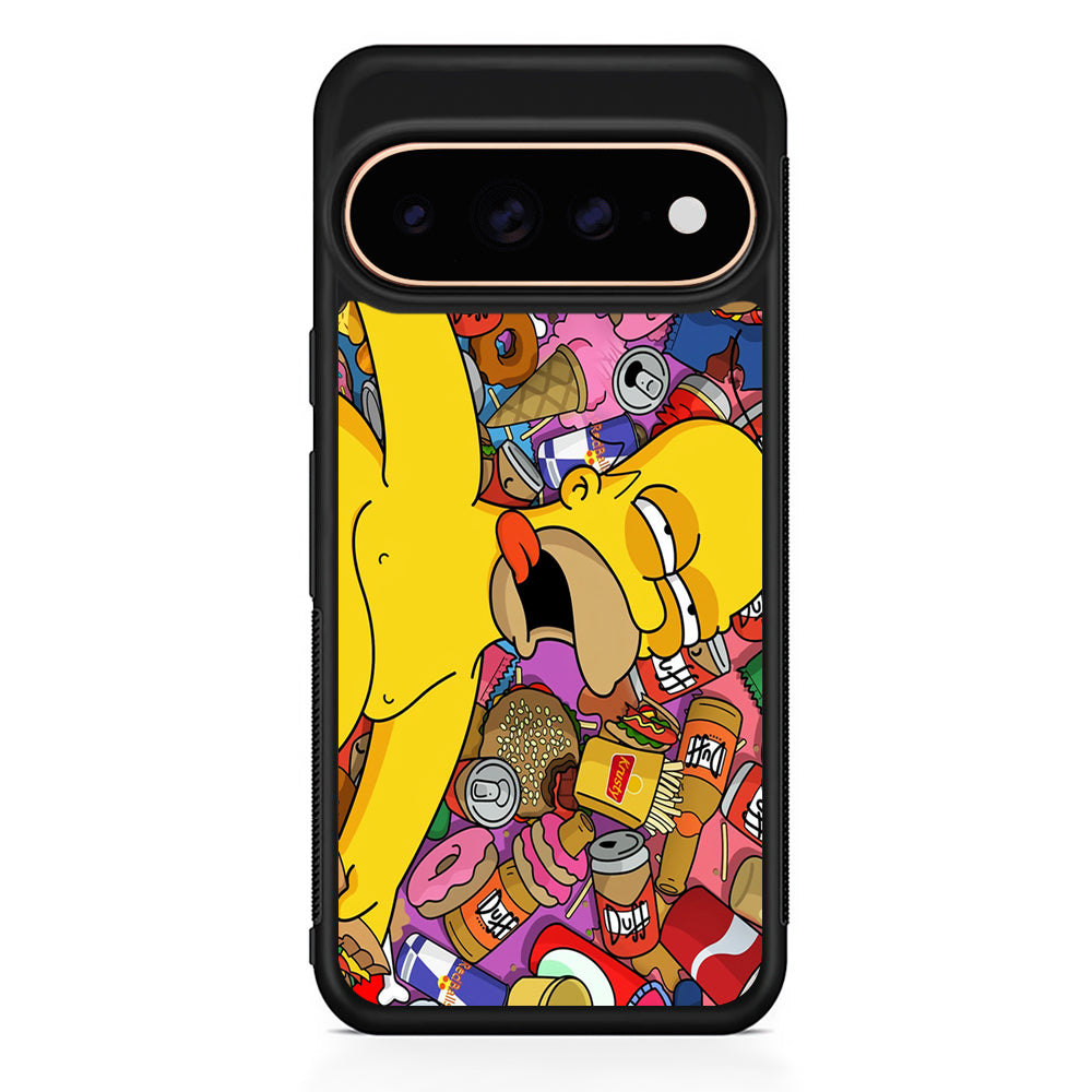 Homer Simpson Faint From Being Full Google Pixel 11 Pro Case - Stylish Protective Phone Case