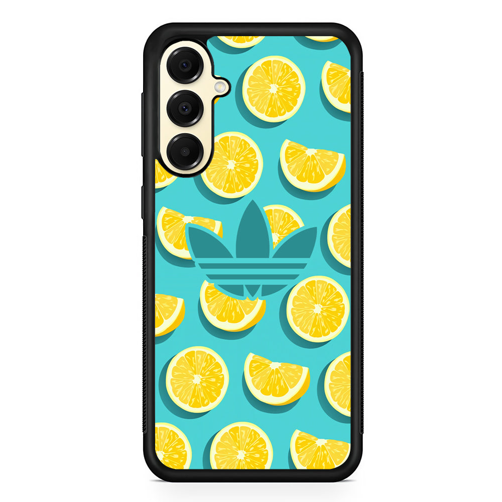 Adidas Lemon Fruits Samsung Galaxy A16 Case | Slim Rubber Case for Samsung Galaxy A16