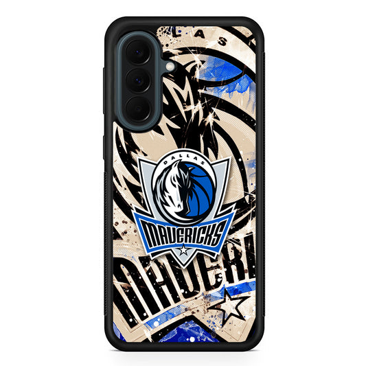 NBA Dallas Mavericks Logo Samsung Galaxy A37 Case | Samsung Galaxy A37 Rubber Phone Case