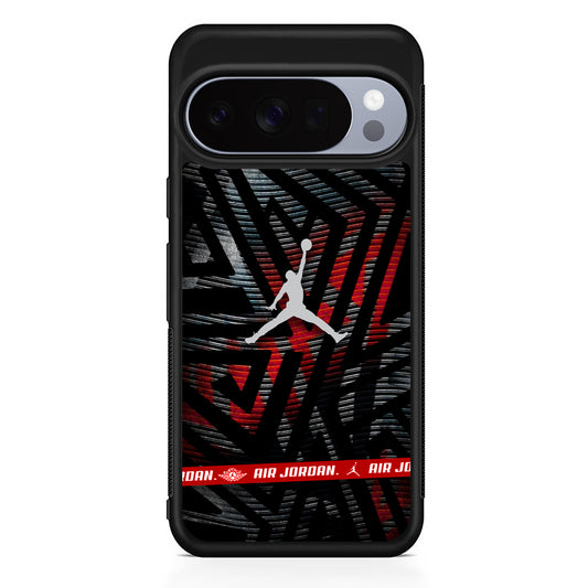 Air Jordan Strokes in Streak Google Pixel 10 Pro Case | Slim Google Pixel 10 Pro Rubber Case
