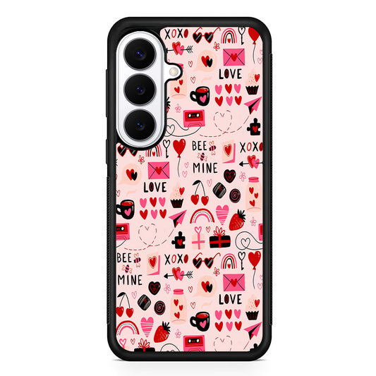 Valentine’s Day Love Pattern Samsung Galaxy S26 Plus Case | Slim Protective Cover for Samsung Galaxy S26 Plus