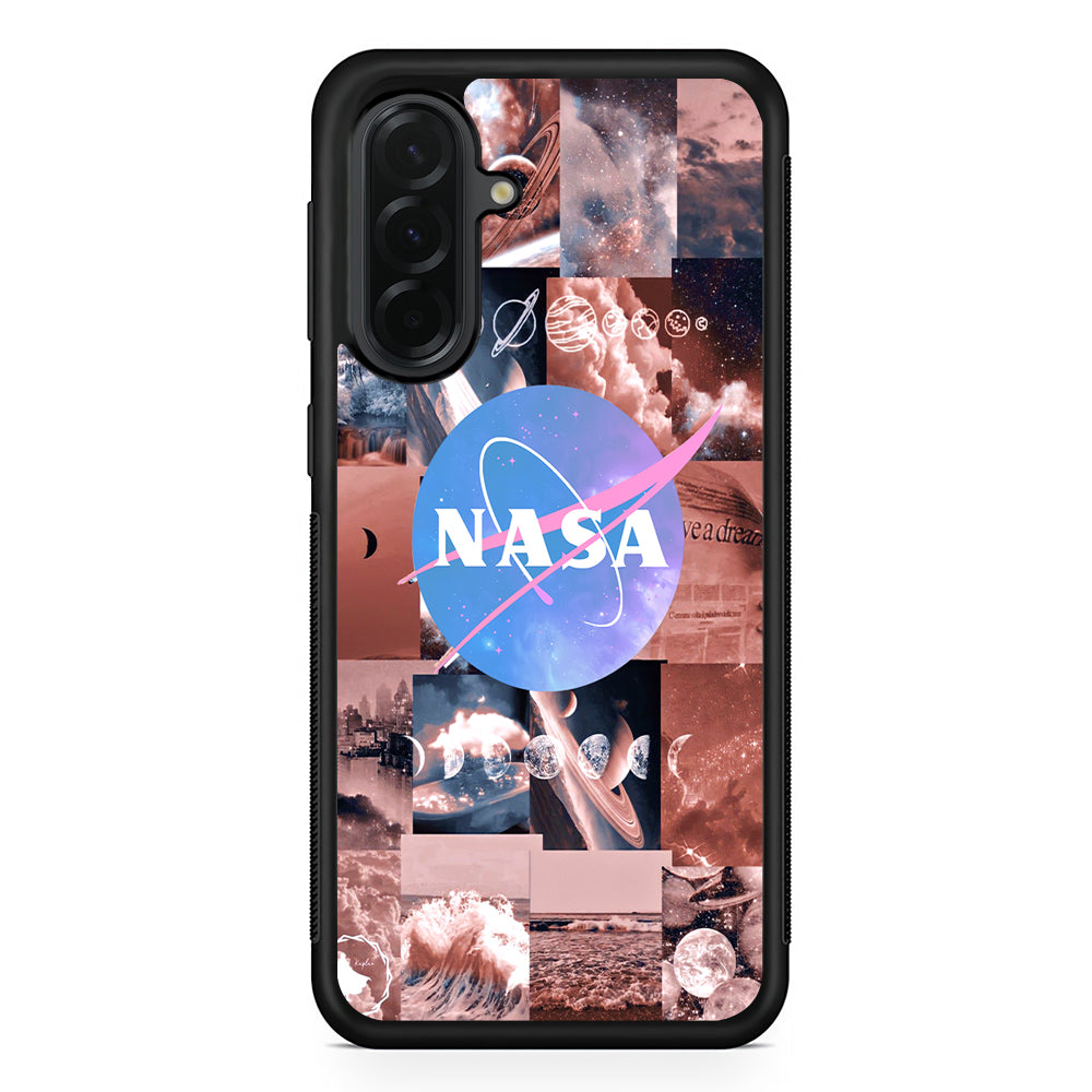 Nasa Universe Post Samsung Galaxy A36 Case | Slim Samsung Galaxy A36 Protective Case