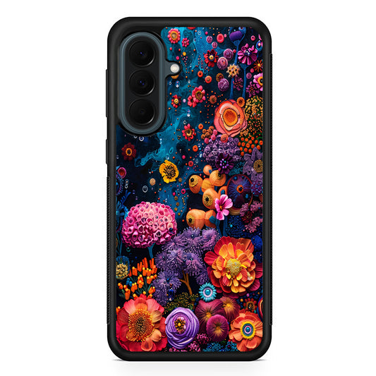 Painting of Flowers and Plants Samsung Galaxy A37 Case | Samsung Galaxy A37 Rubber Phone Case