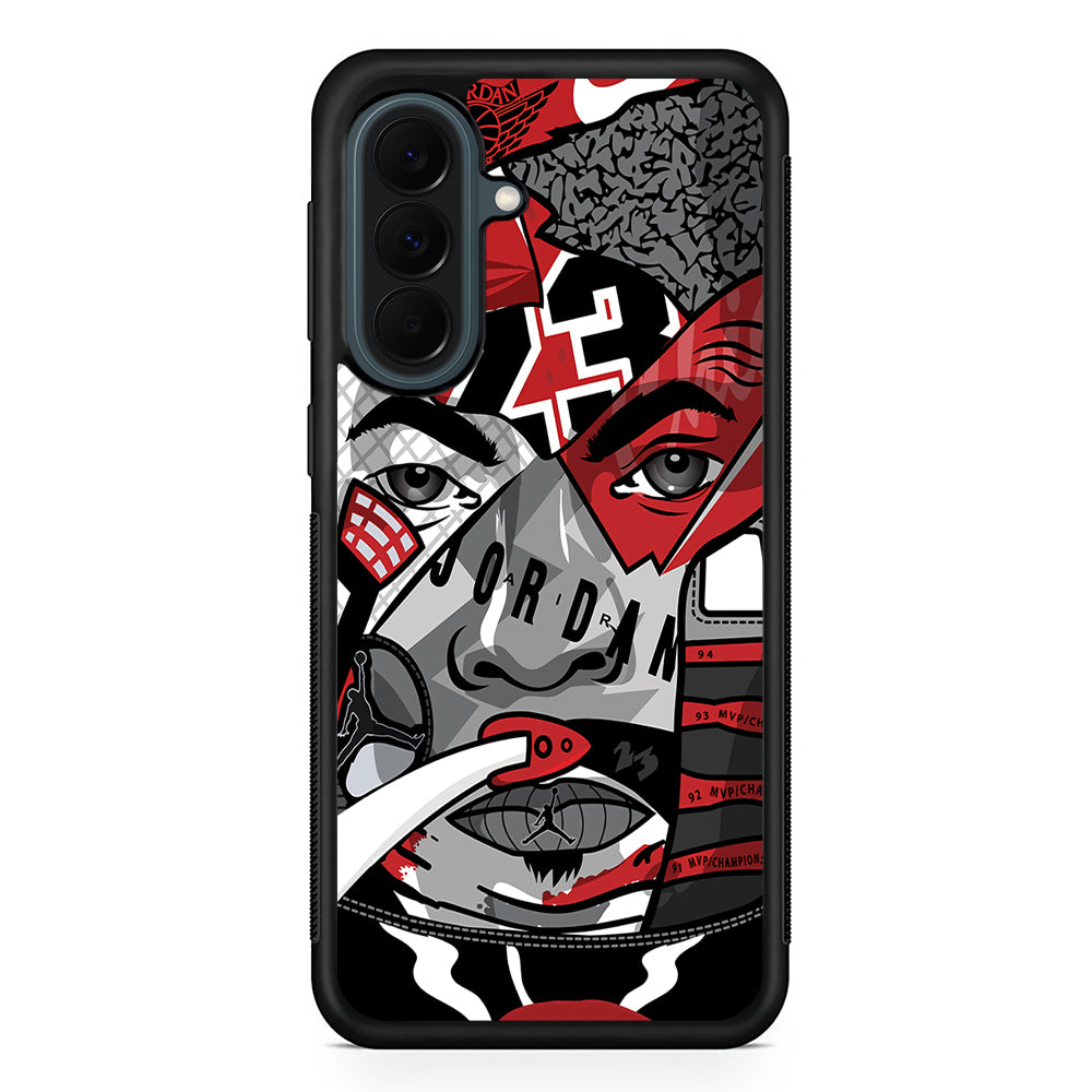 Air Jordan Warrior's Eyes Samsung Galaxy A37 Case | Custom Samsung Galaxy A37 Protective Cover