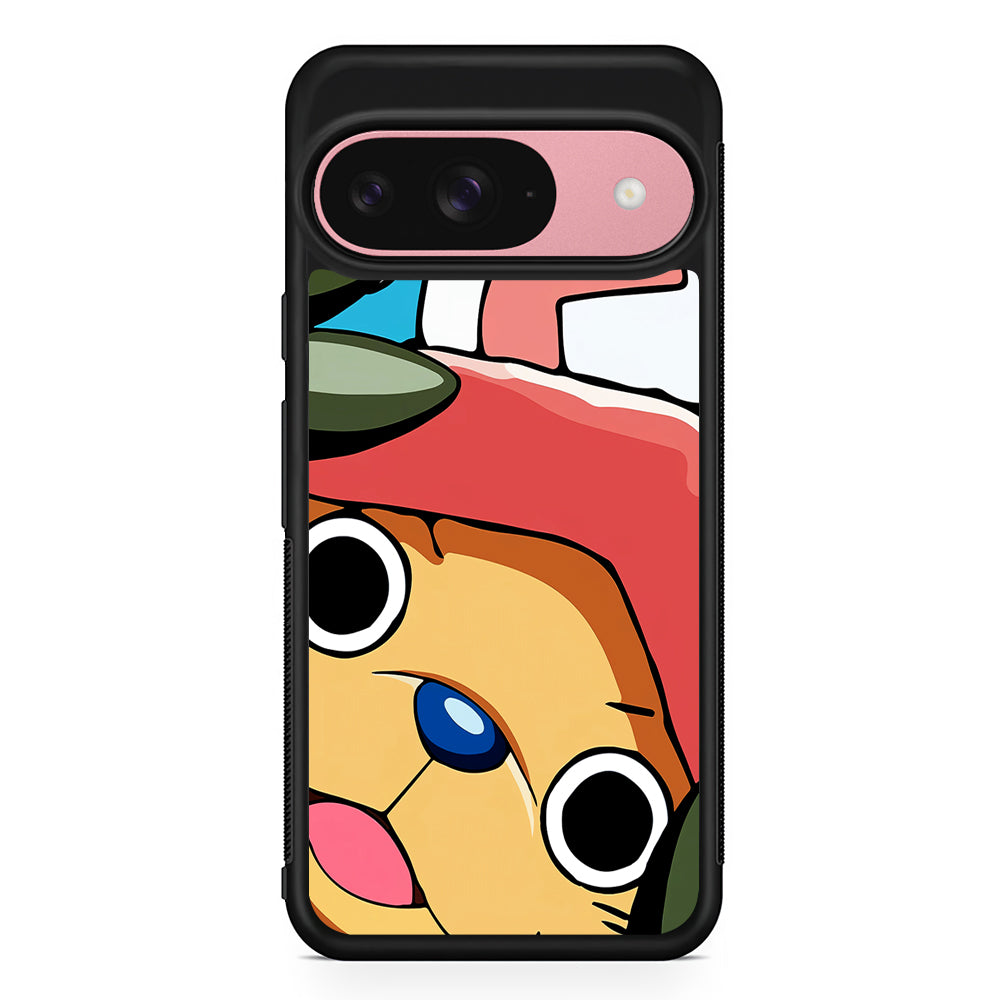 One Piece Chopper Face Google Pixel 9 Case | Google Pixel 9 Protective Rubber Case